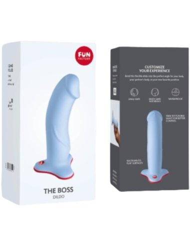 FUN FACTORY - THE BOSS DILDO REALISTICO CELESTE