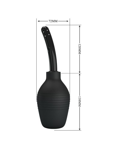 MR PLAY - DUCHA ANAL BLKC SUPER POWER NEGRO