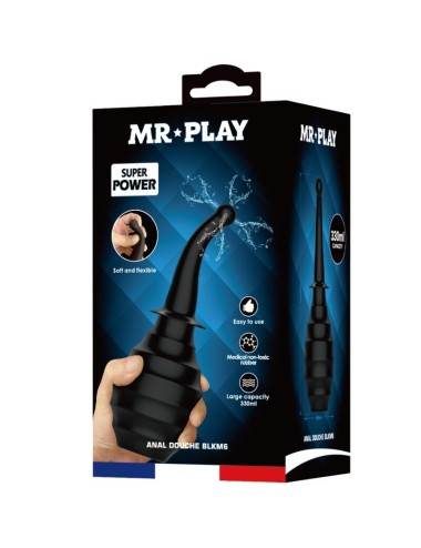 MR PLAY - DUCHA ANAL BLKM6 SUPER POWER NEGRO