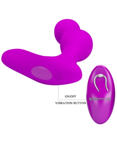 PRETTY LOVE - TERRANCE MASAJEADOR VIBRADOR ANAL CON CONTROL REMOTO