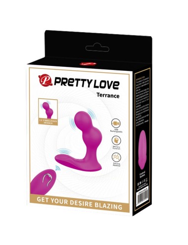 PRETTY LOVE - TERRANCE MASAJEADOR VIBRADOR ANAL CON CONTROL REMOTO