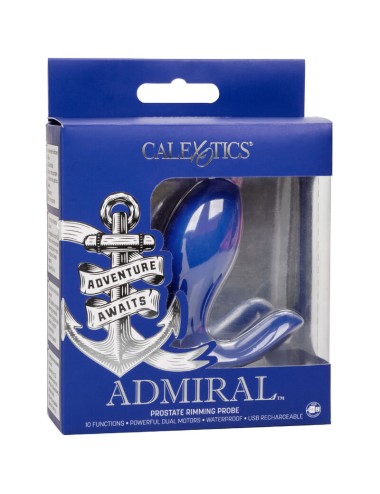 ADMIRAL - RIMMING ESTIMULADOR & VIBRADOR PROSTATA AZUL