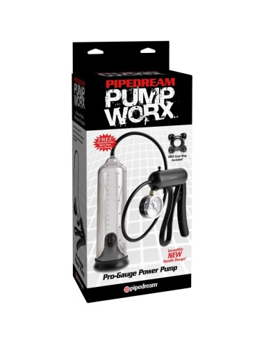 PUMP WORX - BOMBA DE POTENCIA PRO-GAUGE TRANSPARENTE