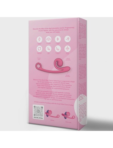 SNAIL VIBE - CURVE VIBRADOR ROSA