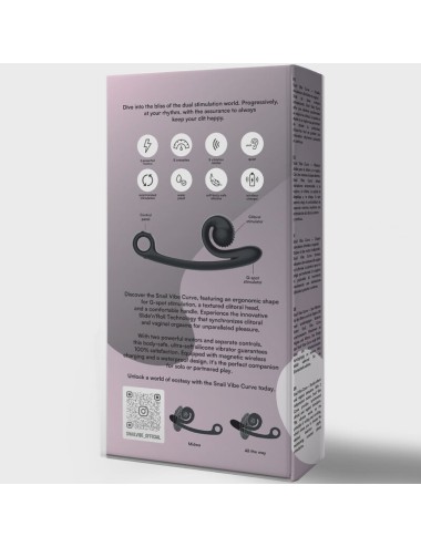 SNAIL VIBE - CURVE VIBRADOR NEGRO