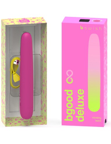 B SWISH - BGOOD INFINITE DELUXE VIBRADOR RECARGABLE SILICONA ROSA