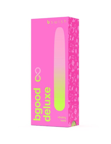 B SWISH - BGOOD INFINITE DELUXE VIBRADOR RECARGABLE SILICONA ROSA