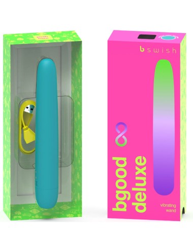 B SWISH - BGOOD INFINITE DELUXE VIBRADOR RECARGABLE SILICONA AZUL