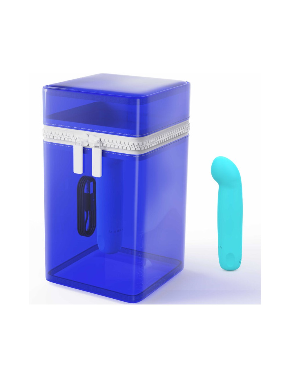 B SWISH - BCUTE CURVE INFINITE CLASSIC EDICION LIMITADA VIBRADOR RECARGABLE SILICONA AZUL
