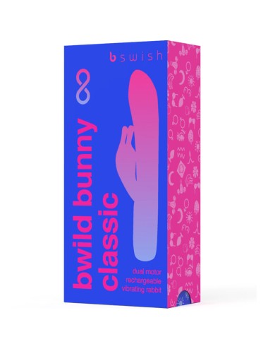 B SWISH - BWILD BUNNY INFINITE CLASSIC VIBRADOR RECARGABLE SILICONA AZUL