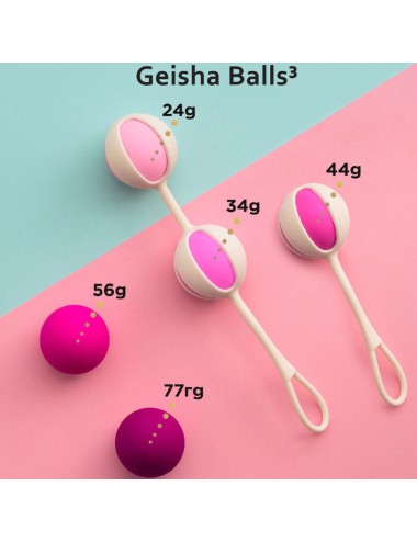 G-VIBE - SET 5 GEISHA BALLS3 ROSA