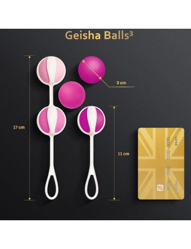 G-VIBE - SET 5 GEISHA BALLS3 ROSA