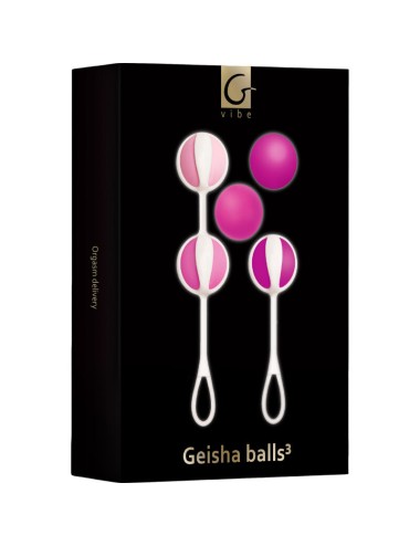 G-VIBE - SET 5 GEISHA BALLS3 ROSA