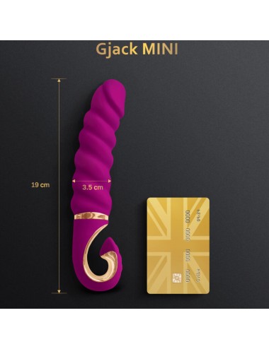 G-VIBE - GJACK MINI VIBRADOR SILICIONA MORADO