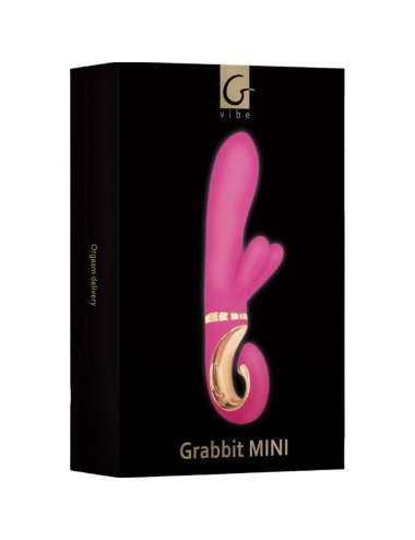 G-VIBE - GRABBIT MINI VIBRADOR SILICIONA ROSA