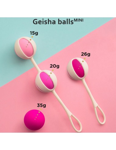 G-VIBE - SET 4 GEISHA BALLS MINI MORADO