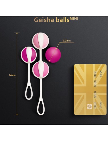 G-VIBE - SET 4 GEISHA BALLS MINI MORADO