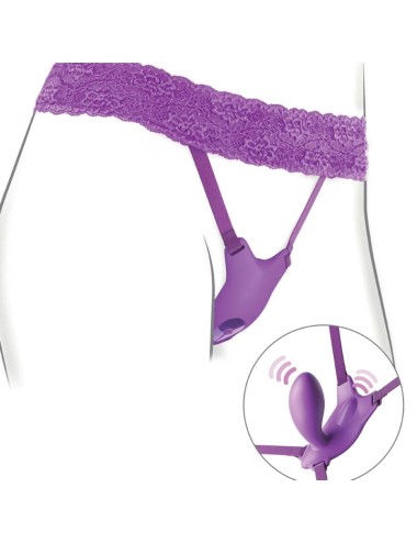 FANTASY FOR HER - ARNES MARIPOSA G-SPOT CON VIBRADOR, RECARGABLE & CONTROL REMOTO VIOLETA