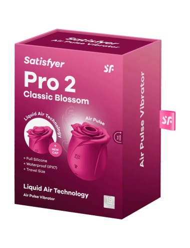 SATISFYER - AIR PULSE PRO 2 CLASSIC BLOSSOM VIBRADOR