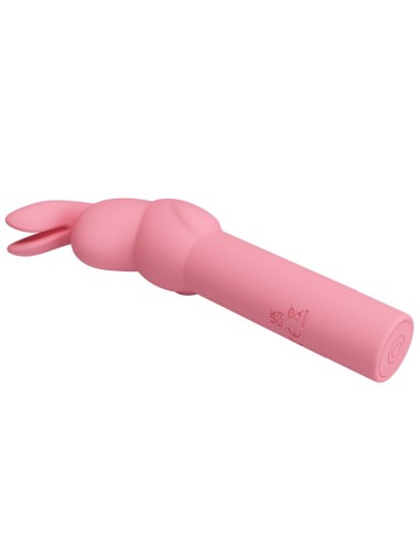 PRETTY LOVE - VIBRADOR DE SILICONA CONEJO ROSA GERARDO