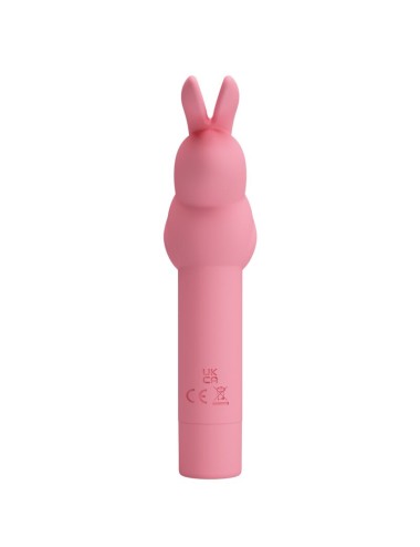 PRETTY LOVE - VIBRADOR DE SILICONA CONEJO ROSA GERARDO
