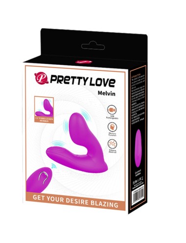 PRETTY LOVE - MELVIN MASAJEADOR CLITORIS CON CONTROL REMOTO