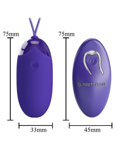 PRETTY LOVE - BERGER YOUTH HUEVO VIBRADOR CONTROL REMOTO VIOLETA
