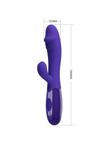 PRETTY LOVE - SNAPPY YOUTH VIBRADOR & ESTIMULADOR PUNTOG VIOLETA
