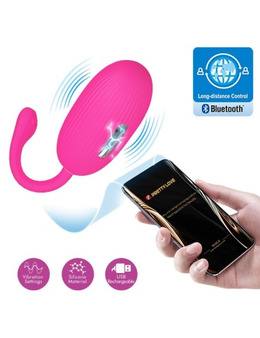 PRETTY LOVE - DOREEN HUEVO VIBRADOR RECARGABLE MAGENTA