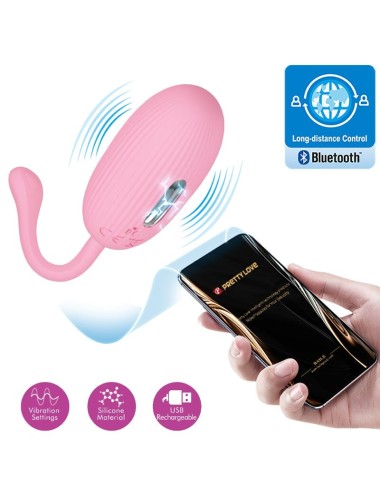 PRETTY LOVE - DOREEN HUEVO VIBRADOR RECARGABLE ROSA