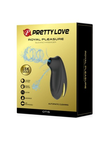 PRETTY LOVE - SUCCIONADOR-MASAJEADOR DE LUJO RECARGABLE NEGRO