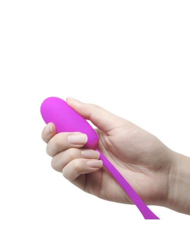 PRETTY LOVE - JULIUS HUEVO VIBRADOR IMPERMEBLE & RECARGABLE MORADO