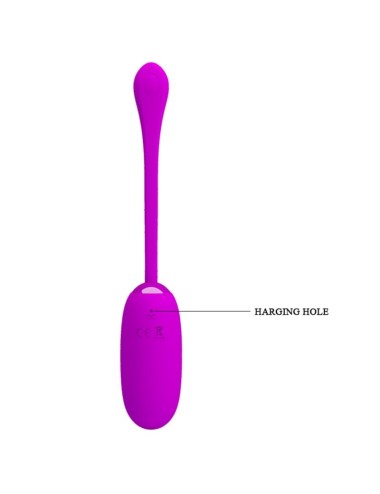PRETTY LOVE - JULIUS HUEVO VIBRADOR IMPERMEBLE & RECARGABLE MORADO