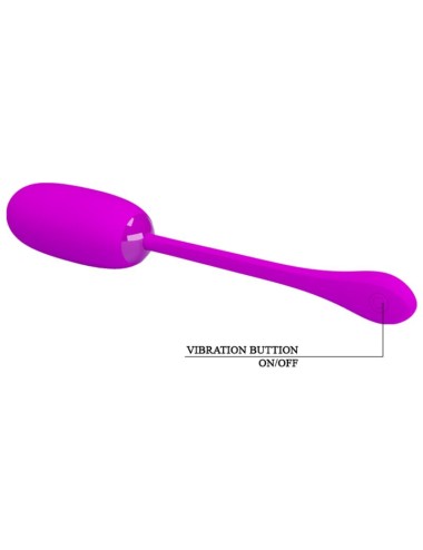 PRETTY LOVE - JULIUS HUEVO VIBRADOR IMPERMEBLE & RECARGABLE MORADO