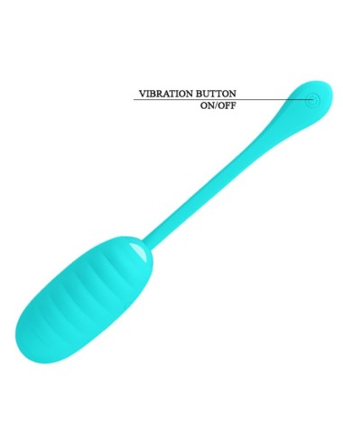 PRETTY LOVE - KIRK HUEVO VIBRADOR RECARGABLE VERDE CLARO