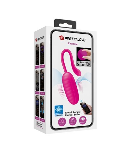 PRETTY LOVE - CATALINA HUEVO VIBRADOR RECARGABLE ROSA