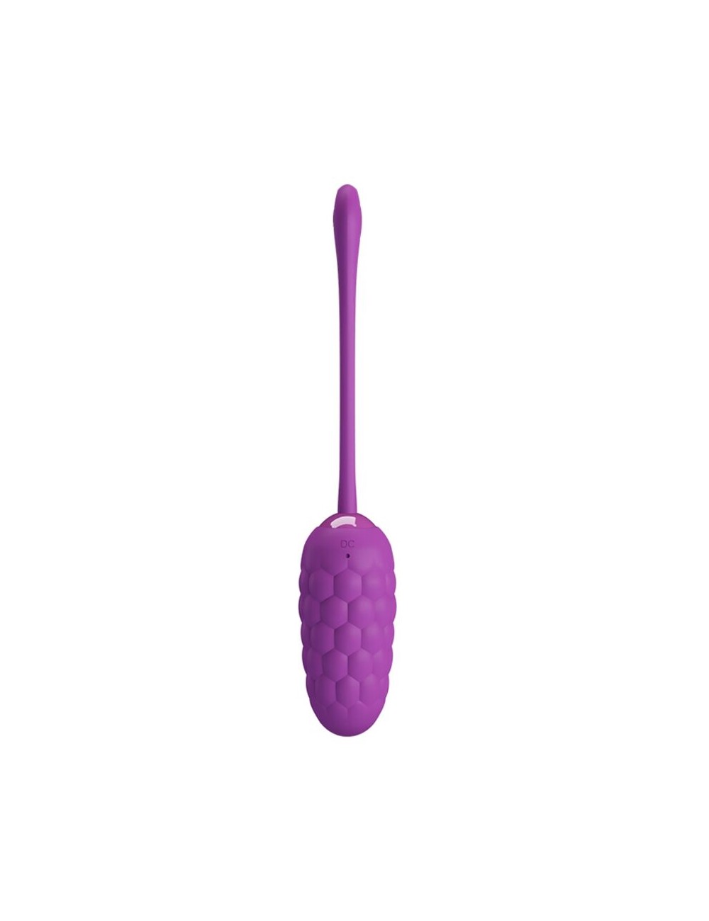 PRETTY LOVE - HUEVO VIBRADOR CON TEXTURA MARINA RECARGABLE MORADO