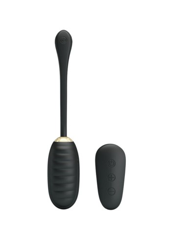 PRETTY LOVE - DOREEN HUEVO VIBRADOR DE LUJO RECARGABLE NEGRO