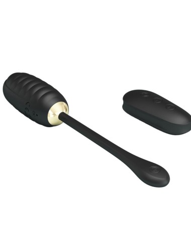 PRETTY LOVE - DOREEN HUEVO VIBRADOR DE LUJO RECARGABLE NEGRO
