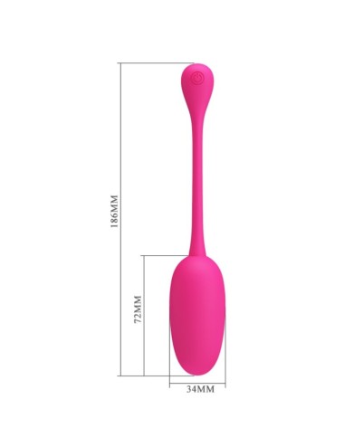 PRETTY LOVE - KNUCKER HUEVO VIBRADOR RECARGABLE ROSA