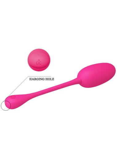 PRETTY LOVE - KNUCKER HUEVO VIBRADOR RECARGABLE ROSA