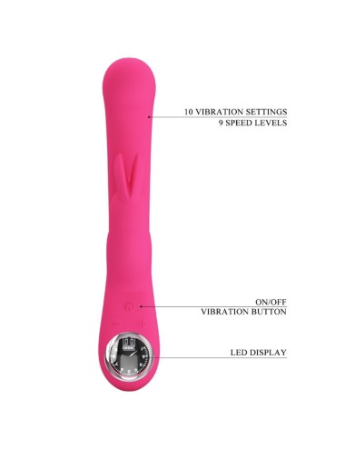 PRETTY LOVE - LAMAR VIBRADOR RABBIT & PUNTO G ROSA