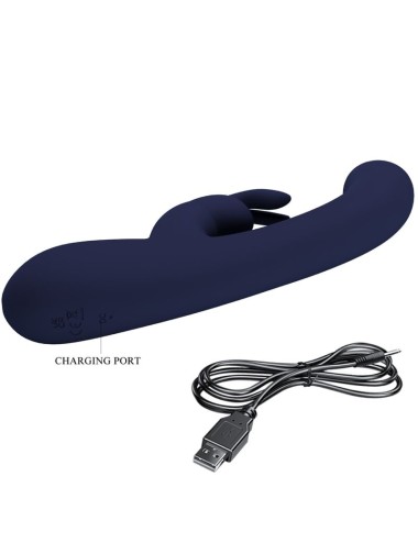 PRETTY LOVE - LAMAR VIBRADOR RABBIT & PUNTO G AZUL