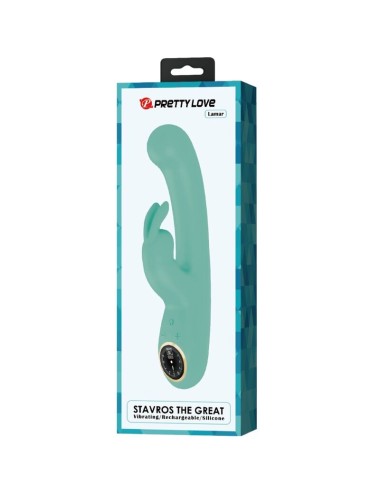 PRETTY LOVE - LAMAR VIBRADOR RABBIT & PUNTO G VERDE