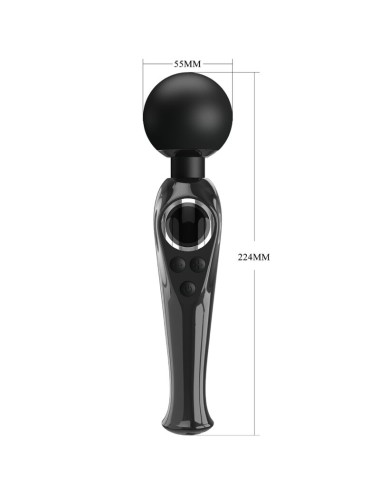 PRETTY LOVE - SKYLER VIBRADOR WAND NEGRO