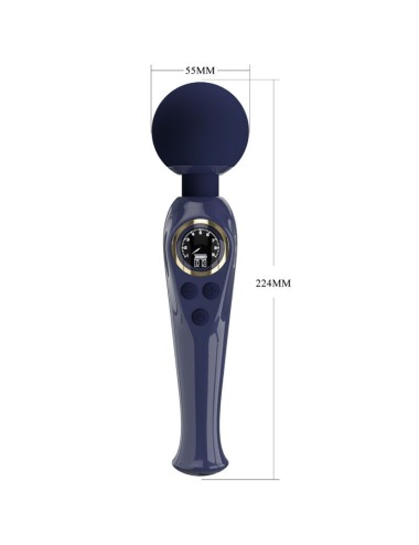 PRETTY LOVE - SKYLER VIBRADOR WAND AZUL