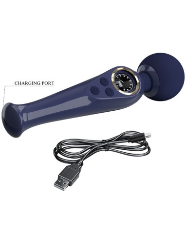 PRETTY LOVE - SKYLER VIBRADOR WAND AZUL