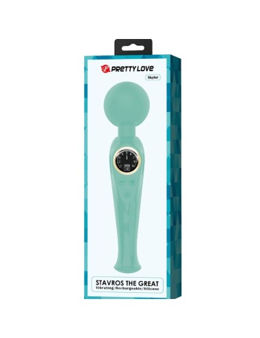PRETTY LOVE - SKYLER VIBRADOR WAND VERDE