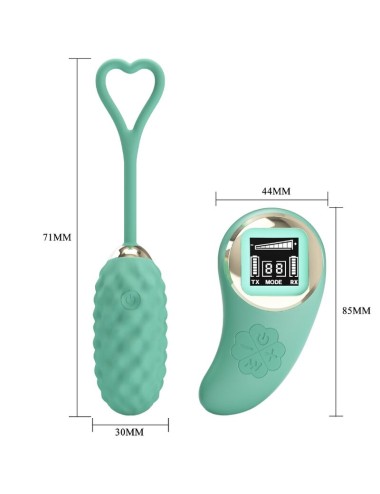 PRETTY LOVE - VIVIAN HUEVO VIBRADOR CONTROL REMOTO VERDE