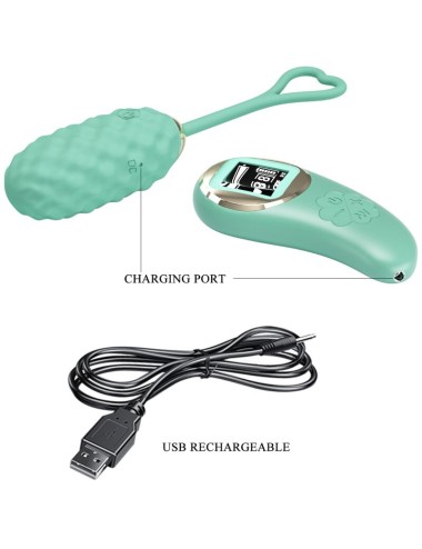 PRETTY LOVE - VIVIAN HUEVO VIBRADOR CONTROL REMOTO VERDE
